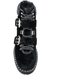 Bottines en daim noires Jimmy Choo