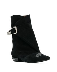 Bottines en daim noires Toga Pulla