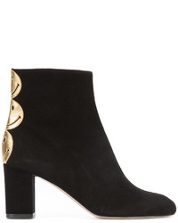 Bottines en daim noires Camilla Elphick