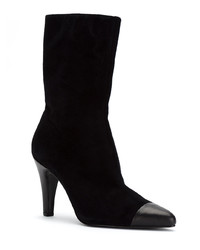 Bottines en daim noires Andrea Bogosian