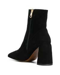 Bottines en daim noires Castaner