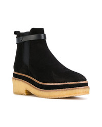 Bottines en daim noires Castaner