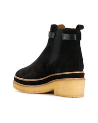 Bottines en daim noires Castaner