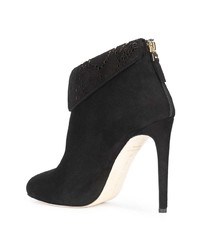 Bottines en daim noires Chloe Gosselin