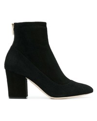 Bottines en daim noires Sergio Rossi