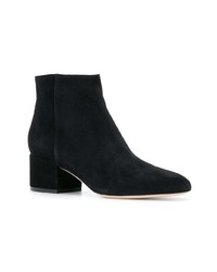 Bottines en daim noires Sergio Rossi