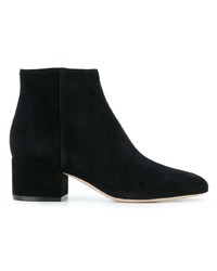 Bottines en daim noires Sergio Rossi