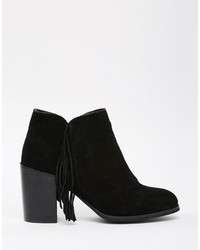 Bottines en daim noires Asos