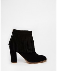 Bottines en daim noires Asos