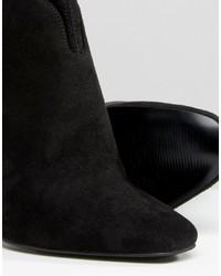 Bottines en daim noires