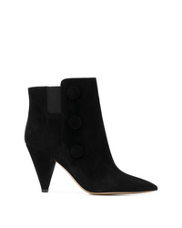 Bottines en daim noires Fabio Rusconi