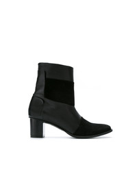 Bottines en daim noires Gloria Coelho