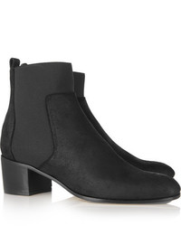 Bottines en daim noires Jimmy Choo