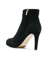 Bottines en daim noires Sergio Rossi