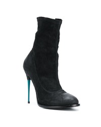 Bottines en daim noires A.F.Vandevorst