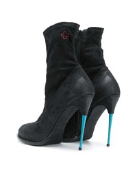 Bottines en daim noires A.F.Vandevorst