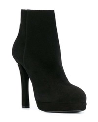 Bottines en daim noires Laurence Dacade