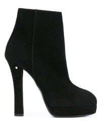 Bottines en daim noires Laurence Dacade