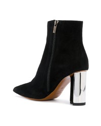 Bottines en daim noires Clergerie