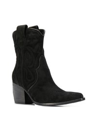 Bottines en daim noires Kennel + Schmenger