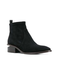 Bottines en daim noires Alexander Wang