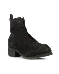 Bottines en daim noires Guidi