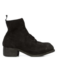 Bottines en daim noires Guidi