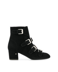 Bottines en daim noires Laurence Dacade