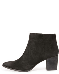 Bottines en daim noires Dolce Vita