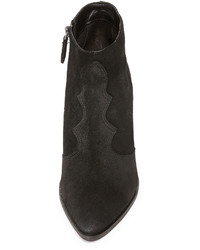 Bottines en daim noires Dolce Vita