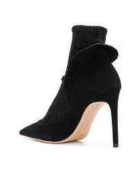 Bottines en daim noires Sophia Webster