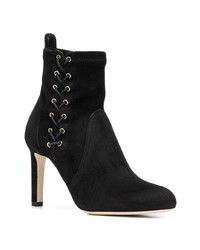 Bottines en daim noires Jimmy Choo