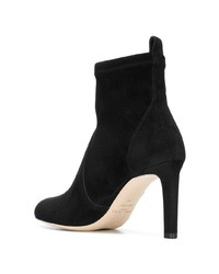 Bottines en daim noires Jimmy Choo