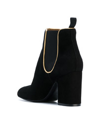 Bottines en daim noires Laurence Dacade