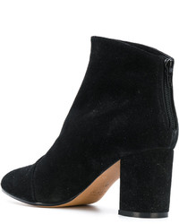 Bottines en daim noires Jean-Michel Cazabat