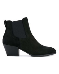 Bottines en daim noires Hogan