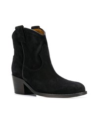 Bottines en daim noires Via Roma 15