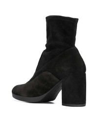 Bottines en daim noires Chie Mihara