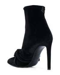 Bottines en daim noires Giuseppe Zanotti Design