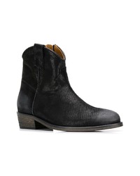 Bottines en daim noires Via Roma 15