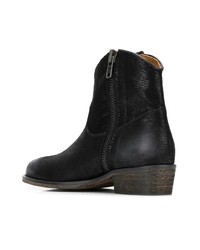 Bottines en daim noires Via Roma 15