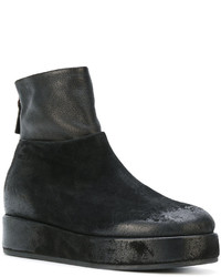 Bottines en daim noires Marsèll