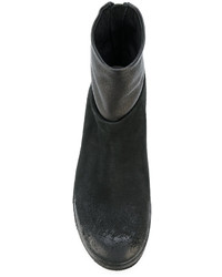 Bottines en daim noires Marsèll