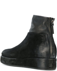 Bottines en daim noires Marsèll