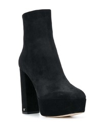 Bottines en daim noires Sergio Rossi