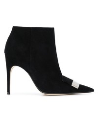 Bottines en daim noires Sergio Rossi