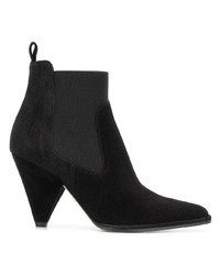 Bottines en daim noires Sergio Rossi