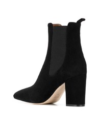 Bottines en daim noires Paris Texas