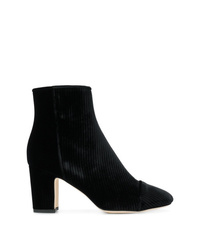 Bottines en daim noires Polly Plume