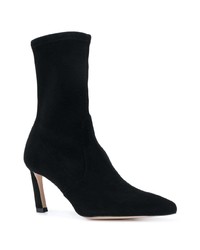 Bottines en daim noires Stuart Weitzman